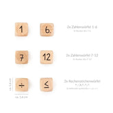 ABC CHAMPIONS - Holzlernspiel Zahlenwürfel - 91267665 Trendhaus